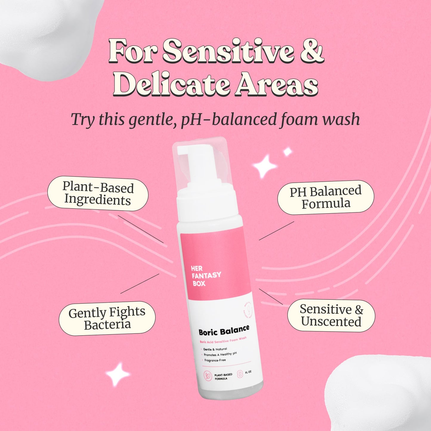 The Fresh & Clean Kit - Boric Acid Vaginal Wash & Suppository Duo