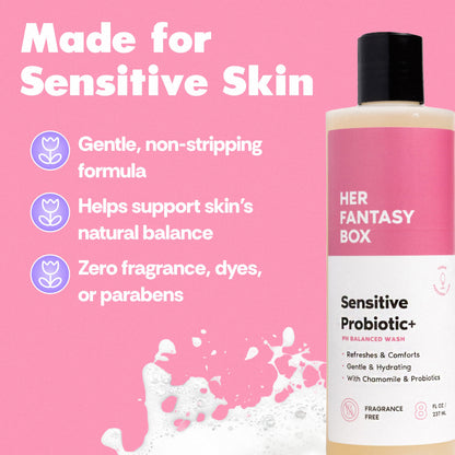 Sensitive Probiotic+ pH Balanced Feminine Wash 3pk